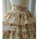 Surface Spell Blooming Roses Over A Porch High Waist Skirt(Pre-Order)